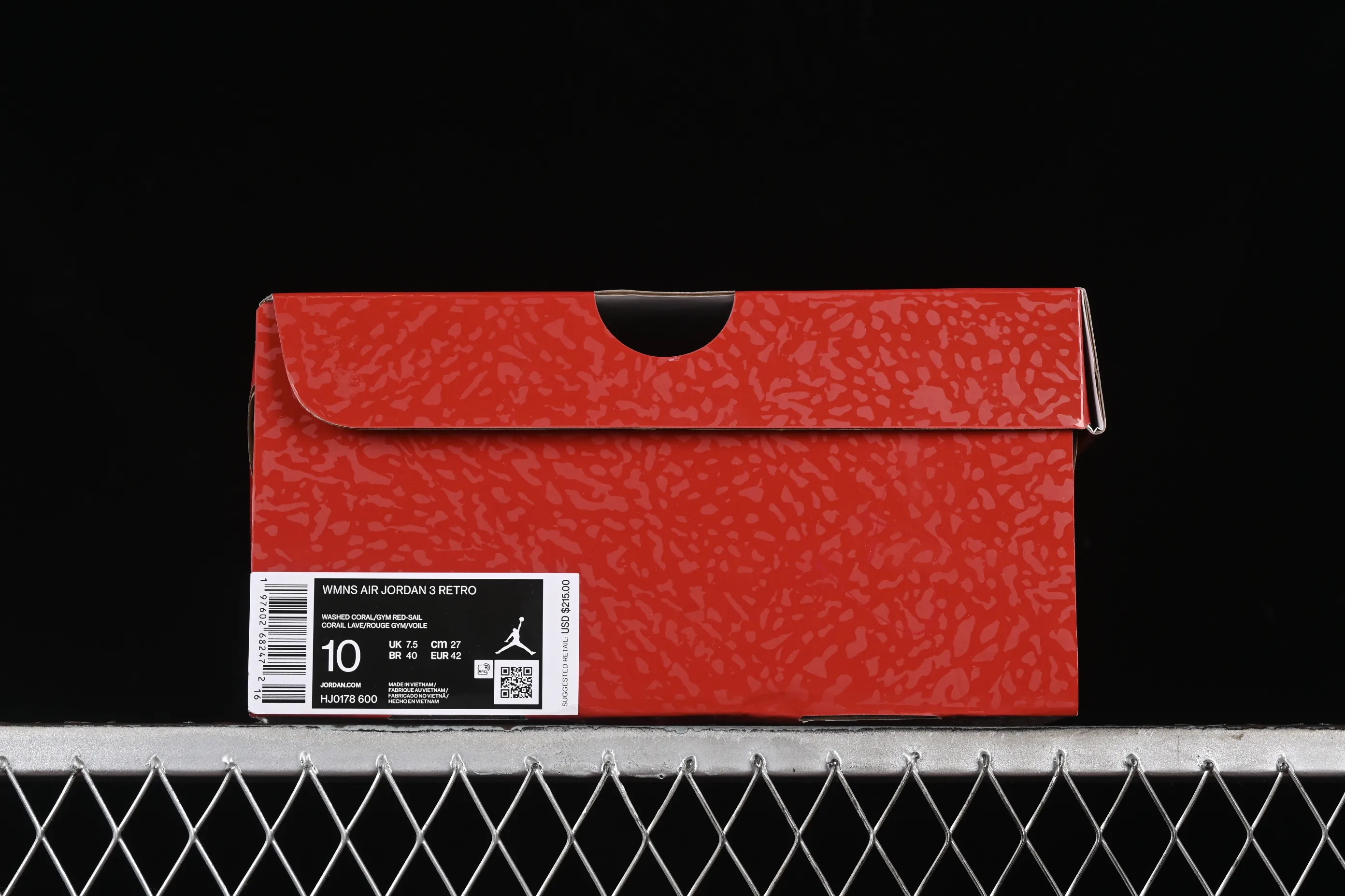 All categories Air Jordan Jordan series basketball shoes Air Jordan 3 Air Jordan 3 "Valentine's Day" AJ3 Joe 3 Valentine's Day Limited HJ0178-600